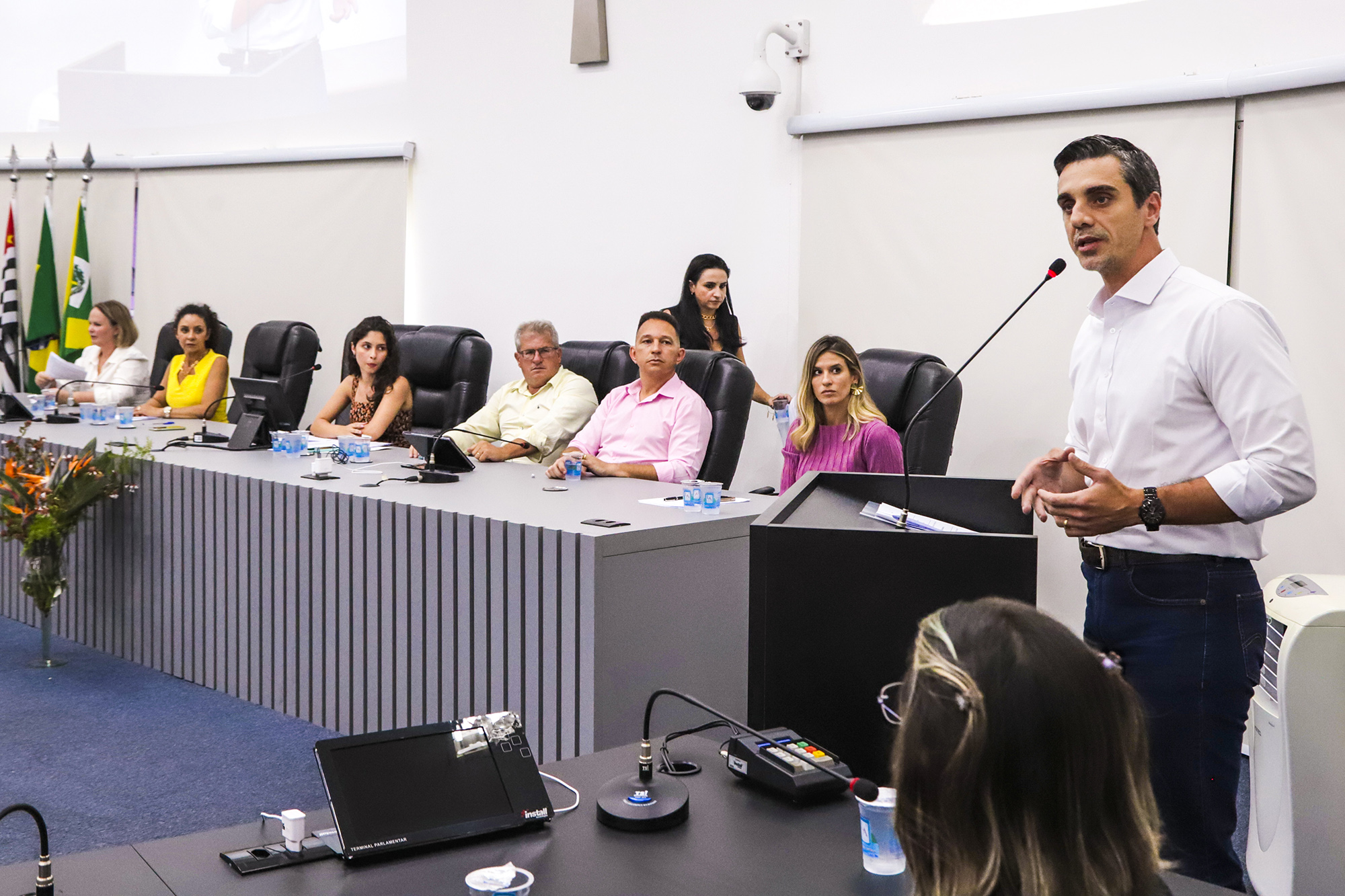 ​Prefeito Rafael Piovezan participa da inauguração da Procuradoria Especial da Mulher