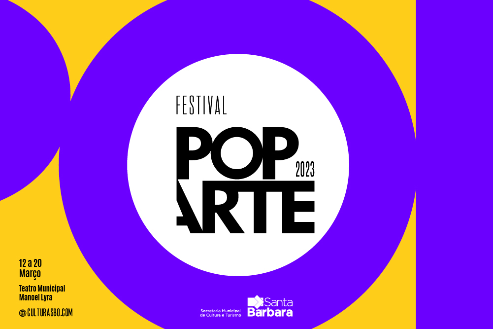 ​Festival Pop Arte de Santa Bárbara 2023começa neste domingo
